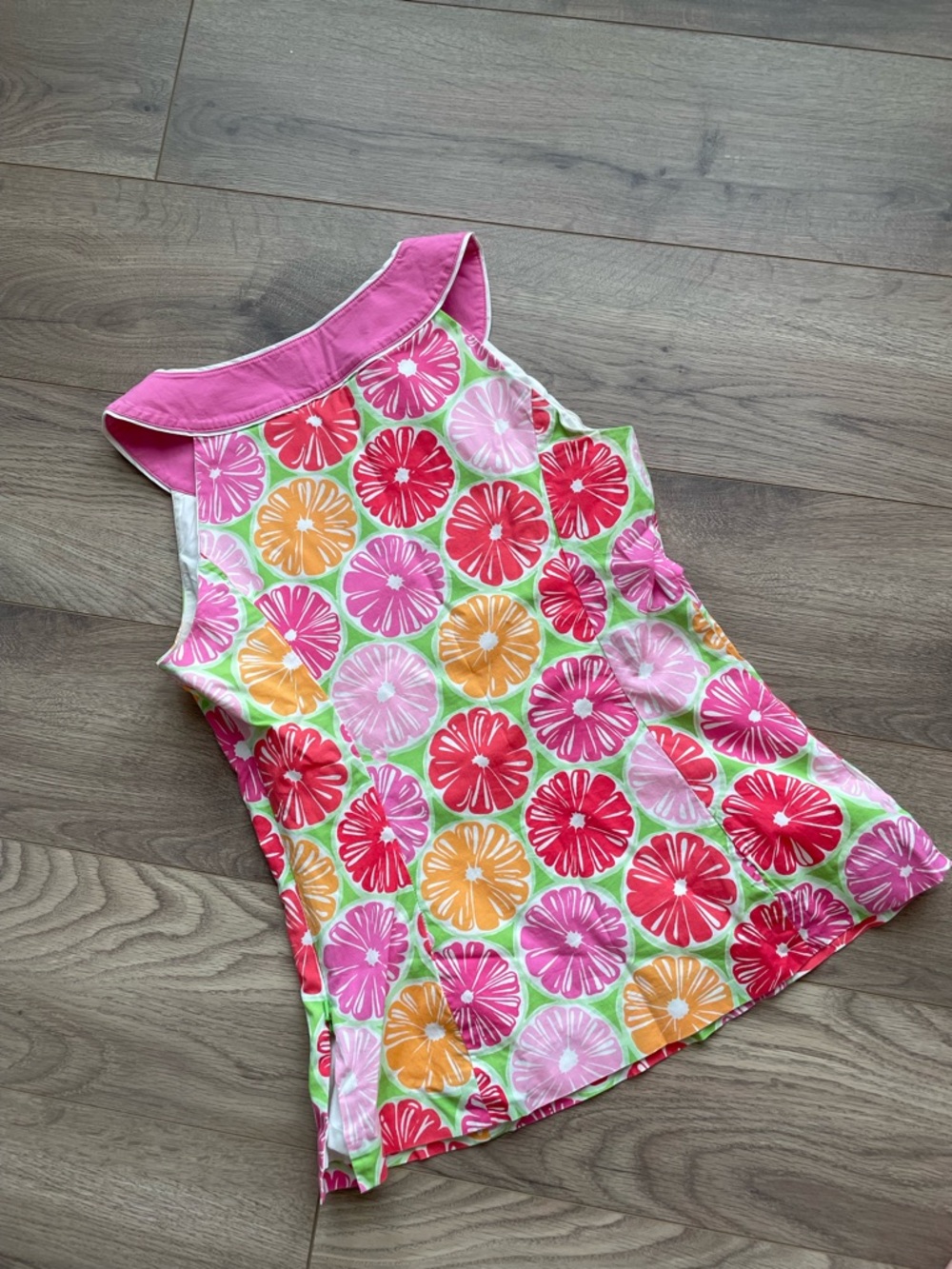 Lilly Pulitzer Pink Trim Floral Tunic - Picture 4 of 5